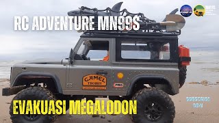 RC CAR MN99S ADVENTURE  EVAKUASI HIU MEGALODON [upl. by Anahsal241]