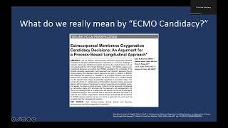 Joint Webinar EuroELSOESPNIC  Determining ECMO Candidacy in the Age of Few Contraindications [upl. by Frazier]