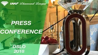 Oslo 2018 Press Conference  IAAF Diamond League [upl. by Rebmak]