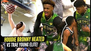 Bronny James 1st 360 DUNK Bronny Gets HEATED vs Trae Youngs Team Blue Chips Put To The TEST [upl. by Lehcor218]