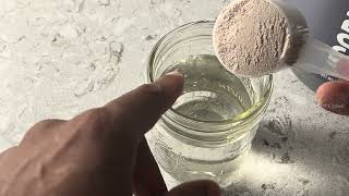 How to Mix Protein Powder With Water [upl. by Nicolle]