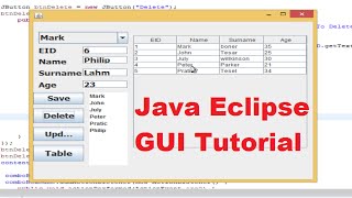 Java Eclipse GUI Tutorial 22  How to use JTabbedPane in Eclipse Java GUI [upl. by Knut]