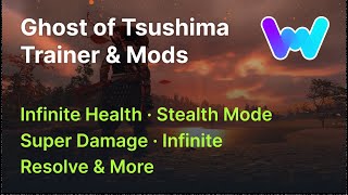 Ghost of Tsushima DIRECTORS CUT Trainer 30 Mods Inf Health Stealth Mode Super Damage amp More [upl. by Jaquith309]