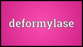 Deformylase Meaning [upl. by Norihs]