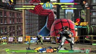 Marvel vs Capcom 3 Gameplay Video 1 [upl. by Myrwyn813]