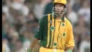 Michael Bevan last ball four  SCG 199596 [upl. by Jessa]