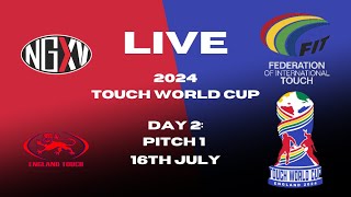 LIVE RUGBY TOUCH WORLD CUP  DAY 2 PITCH 1 [upl. by Calli394]