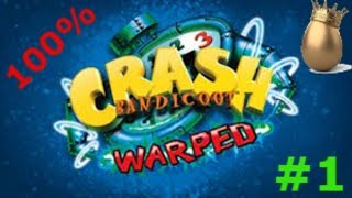 🔴 Willkommen im Zeitstrudel 📦 Crash Bandicoot 3 Warped Deutsch  German 100 Playthrough 1 [upl. by Jake159]