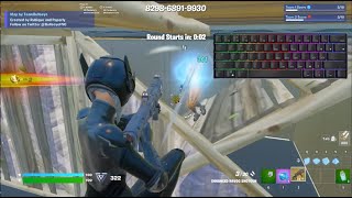 Fortnite 1v1 Piece Control Gameplay WITH quotRK61 MECHNANICAL KEYBOARDquot [upl. by Hayne292]