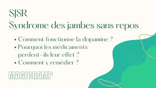 La cause des jambes sans repos est un trouble de l’activité dopaminergique [upl. by Arette649]