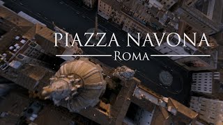 PIAZZA NAVONA  lavete mai vista così 4K [upl. by Ellinej87]