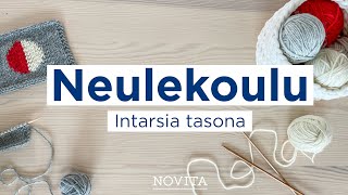 NOVITA NEULEKOULU Intarsia tasona [upl. by Emanuela686]