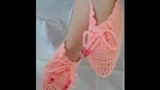 CROCHET TUTORIAL  TWINKLE TOES SPARKLY BEADED SLIPPERS [upl. by Lowenstein]