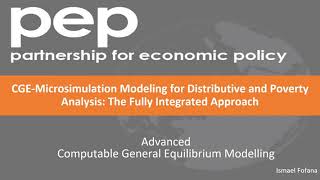 2 CGEMicrosimulation Modeling for Distributive and Poverty Analysis The Fully Integrated Approach [upl. by Delacourt367]