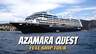 Azamara Quest  Full Ship Tour amp Review 4K  Azamara Club Cruises 2022 [upl. by Turne]