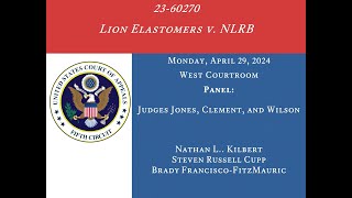 2360270 Lion Elastomers v NLRB April 29 2024 [upl. by Llerruj]