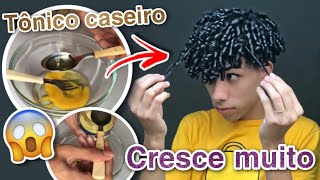 COMO FAZER PRO CABELO CRESCER MAIS RÁPIDO  tônico capilar caseiro [upl. by Hanid567]