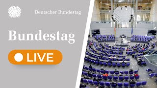 Bundestag Live 195 Sitzung des Deutschen Bundestages [upl. by Morven17]