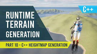 Unreal Engine 5  Runtime Terrain Generation 10  C Heightmap with 2D Perlin Noise [upl. by Hefter54]