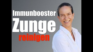 ZUNGENREINIGUNG gegen Mundgeruch [upl. by Stanwinn]