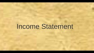 A21 Income Statement قائمة الدخل [upl. by Rednaxela]