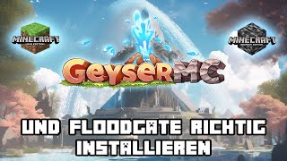 Minecraft GeyserMC and Floodgate Plugin Tutorial ⛏️  Nitrado Tutorial [upl. by Akilak]