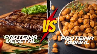 Proteína Animal vs Vegetal ¿Cuál es Mejor  proteina proteinavegetal [upl. by Nhaj997]