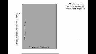 Latitude and Longitude On Topographic Maps [upl. by Heath]