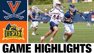 3 Virginia vs Drexel lacrosse Lacrosse Highlights  2024 College Lacrosse  NCAA Lacrosse [upl. by Ellehsad]