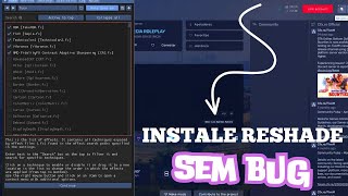 COMO COLOCAR RESHADE NO FIVEM ATUALIZADO E SEM BUG [upl. by Onra]