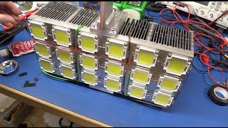 Building the Worlds Brightest LED Flashlight 1800w Part 4  EcProjects [upl. by Nillor]