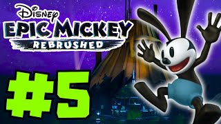 TOMORROW CITY  Epic Mickey Rebrushed Gameplay Walkthrough Part 5 [upl. by Beacham]