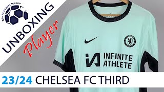 Chelsea FC Third Jersey 2324 Nkunku Kitgg Player Version Unboxing Review [upl. by Fanchette]