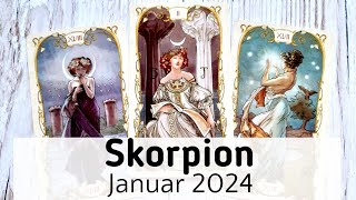 SKORPION  Januar 2024 • Ein SEHR bedeutender Monat • Kein Grund zur Sorge Tarot [upl. by Amehsat]