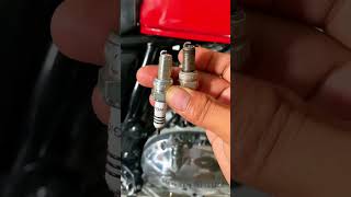 Iridium spark plug motorcyclemodification youtubeshorts shorts shortvideo [upl. by Moyna]