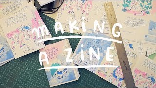 Made a ZINE in 24 hours on RISO printing  Frannerd [upl. by Boycey702]