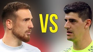 Thibaut Courtois VS Jan Oblak  Who Is The Best Goalkeeper  Amazing Saves  2018 [upl. by Enecnarf]