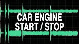 Car engine startstop sound effect [upl. by Ahsuatal85]