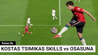 Superb cross and deliveries regularly caused Osasuna problems❗Kostas Tsimikas  Liverpool vs Osasuna [upl. by Gile]