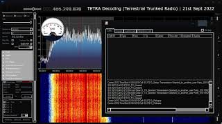 Decoding A Local TETRA Repeater With SDR And TETRA Demodulator Plugin Terrestrial Trunked Radio [upl. by Eenerb]