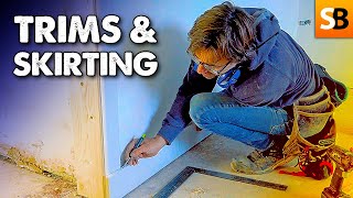 How To Fitt Door Trims Architraves amp Skirting Boards [upl. by Hildick572]