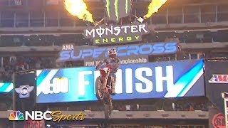 Supercross Round 16 at New Jersey  EXTENDED HIGHLIGHTS  42719  Motorsports on NBC [upl. by Llerrit288]