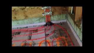 PEX Tubing Layout and Install for InSlab Radiant Heat [upl. by Jariah]