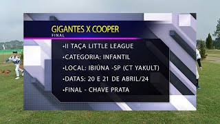 Gigantes x Cooper  Little League  Final Prata [upl. by Aubert]