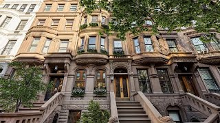 TOURING an OPULENT NYC BROWNSTONE w an INDOOR POOL w RYAN SERHANT 45 W 70th St SERHANT Signature [upl. by Melan]