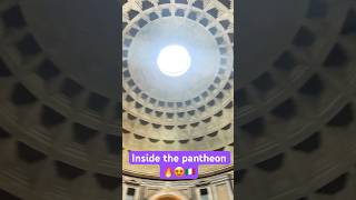 Inside the pantheon📜🇮🇹 pantheon rome vatican italy europe explore travel citybreak uk [upl. by Aihceyt]