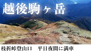 越後駒ヶ岳 枝折峠登山口 20241023 [upl. by Moises]