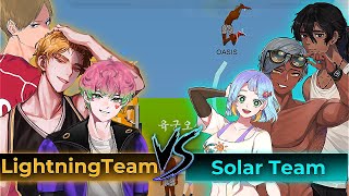 The Spike Volleyball  3x3  Lightning Team Vs Solar Team  Full Gameplay  The Spike 312 [upl. by Nnylaf]