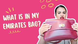 Whats inside my Emirates Cabin crew bag First Malayali Cabin Crew Youtuber [upl. by Ajna]