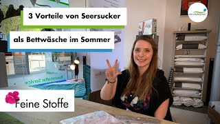 3 Vorteile von Seersucker  Sommerbettwäsche [upl. by Batty273]